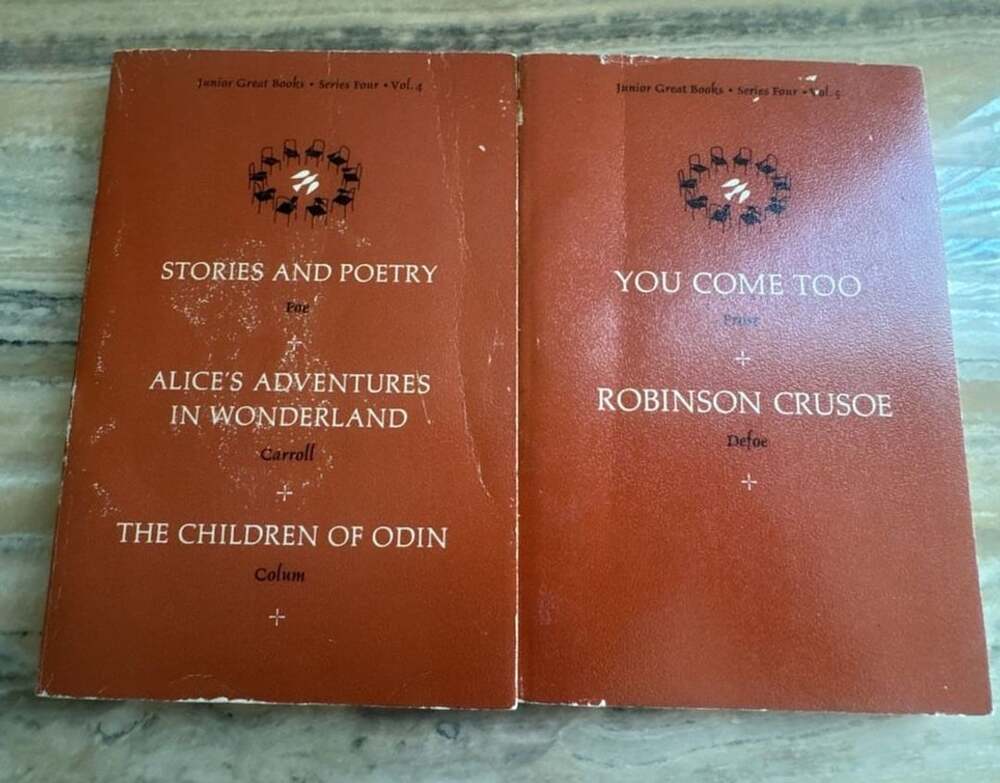 Junior Great Books Series Four Vol. 4 and Vol. 5 Set